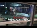 Hyderabad to Dubai Flight Emirates B777-300ER EK 525