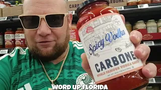 Carbone World Famous Vodka Sauce Walmart Del Prado blvd Cape Coral Florida USA