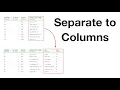 Data Wrangling Separating a Column to Multiple Columns
