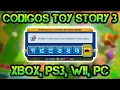 ALL the CODES of TOY STORY 3 XBOX 360 PS3 WII AND PC - TOY STORY 3 PS3