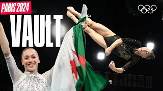 Algeria's Gymnastics Star! Kaylia Nemour's Vault at Paris 2024 🤸‍♀️🇩🇿