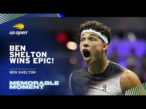Match Point | Ben Shelton Beats Carlos Alcaraz in Epic | 2026 US Open - YouTube thumbnail