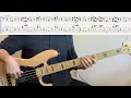 Khruangbin x Leon Bridges - B-Side // bass playalong w/tabs (2022 - funk/soul)