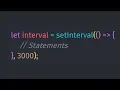 Understand setInterval clearInterval Method in JavaScript Exercise