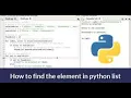 Searching for a number in a list Time Complexity Machine Learning Course Tutorial 34