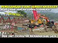 Download Lagu Pemasangan Jembatan Bailey, Body Crane Sany Sampai Terangkat Dua Unit Excavator Menahan Kaki Jack MP3