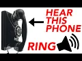 Lagu 1930 Retro Wall Phone in BLACK - Old Phone Ringing