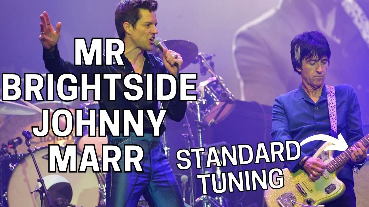 Play Mr Brightside by The Killers in STANDARD Tuning (Johnny Marr Glastonbury 2019)