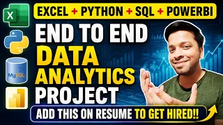 End to End Data Analytics Project Excel Python SQL Power BI Step-by-Step