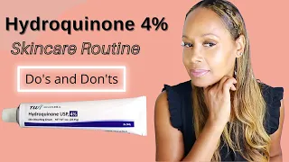 My Hydroquinone 4 Skincare Routine For Hyperpigmentation Do s Don ts