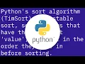 how does sorted dict dict get work for duplicate values