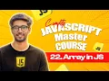 Array in Javascript Javascript Master Course in