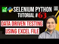 Selenium Python Tutorial - Data Driven Testing using Excel File