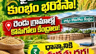రైతులకు గుడ్ న్యూస్ -పిలాయిపల్లి, జగత్పల్లిలో ధాన్యం కొనుగోలు కేంద్రాలు-MLAఅనిల్ కుమార్ రెడ్డి| BT
