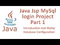 Java Jsp MySql login Project Part 1