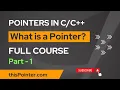 What is a Pointer in Full Course - Pointers in For Beginners