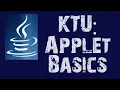 KTU CSE OODP Module 5 Applet Basics