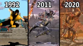 la evolucion de los teleport punch de scorpion 1992 2020 1080p 