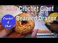 Crochet Giant Bearded Dragon Crochet And Chat StringyDingDing Pattern Blanket Yarn