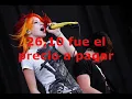 Paramore - Long distance call (Phoenix cover) traducida