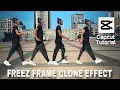 CapCut Tutorial Freeze Frame Clone Effect