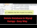 How to mysql database in phpMyAdmin xampp