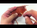 How to Knit the Slip Knit Two Pass Double Decrease sk2p