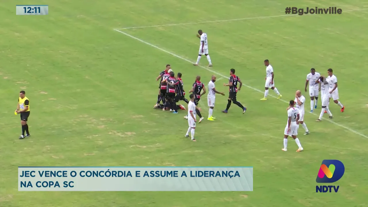 JEC vence o Concórdia e assume a liderança na copa SC