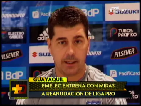Emelec entrena con miras a reanudación de Ligapro