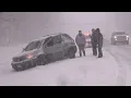 Snow Storm Lots of Vehicles Stuck In The Snow New Paltz NY - 2022