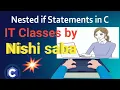 nested if statement in c programming statement syntax flowchart and program IT classes by NishiSaba
