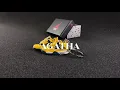Air Jordan 4 Lightning tour yellow 3d sneaker keychains with box wholesale mini shoe keyring