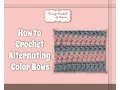 Crochet for Beginners Tip Crochet Different Color Rows