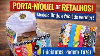 PORTA NÍQUEL SUPER FOFO E DIFERENTE - FAZER E VENDER!!!