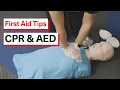 How to Give CPR and Use an AED First Aid Tips