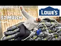 2 Mulch from Lowe s It s time to clean out those flower beds for spring Front Garden Beds