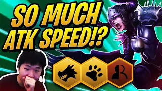 SO MUCH ATTACK SPEED?! - 4 Wild Shapeshifter Comp | Teamfight Tactics | TFT | LoL Auto Chess