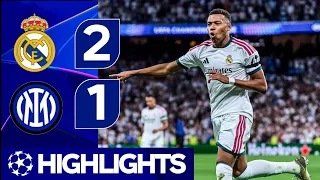 FULL HIGHLIGHT!! Real Madrid vs Inter (2-1) | UEFA Champions League 2026/27 Mbappe & Valverde Goals