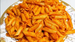 طريقة عمل المكرونة بالصلصة الجاهزة بكل سهوله المكرونة بدون طماطم بجد احلي طريقة عمل مكرونة بالصلصة 