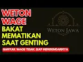 Lagu TERUNGKAP! Sisi Tersembunyi Weton Wage Bakat yang Hanya Muncul Saat Terdesak
