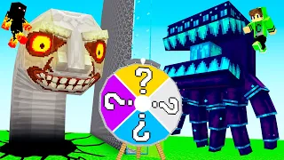 Trolei com ROLETA na BATALHA DE MOBS OPS do MINECRAFT