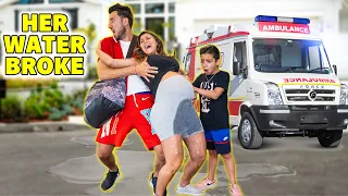 my water broke prank unexpected the royalty family