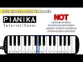 Download Lagu Not Pianika Chill Bill ORI x Chill Bill Kebalik | Tutorial Pianika Telolet Basuri