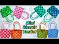 Lagu மினி பிஸ்கட் நாட் கூடை பின்னலாம் வாங்க | Mini Biscuit Knot Bag | for beginners | Return gift ideas