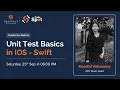 Unit Test Basics in iOS - Swift