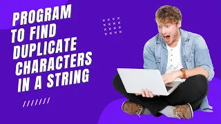 Find duplicate Characters in a String Java code Tamil explanation