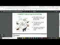 Competition for Abiotic and Biotic Factors