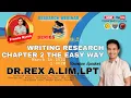 WRITING RESEARCH CHAPTER 2 THE EASY WAY