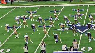 25 Dallas Cowboys Cheerleaders pregame performance thunder struck closeup views