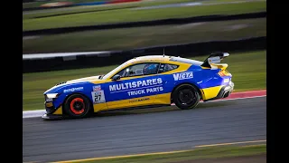 Lochie makes a last lap pass in the Multispares Mustang